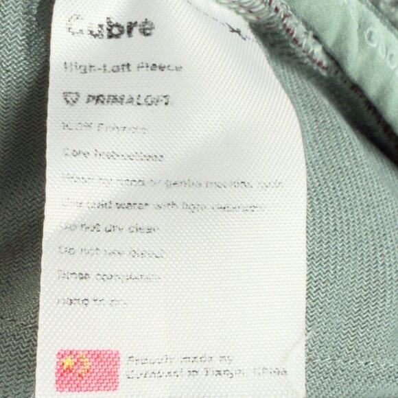 Cotopaxi Women's Hooded Fleece Jacket WL Sage Green Maroon Trim Full Zip - Picture 5 of 8